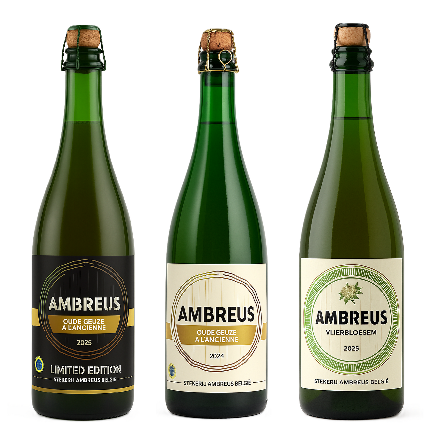 Ambreus Geuze Mixpakket – 3x 75cl